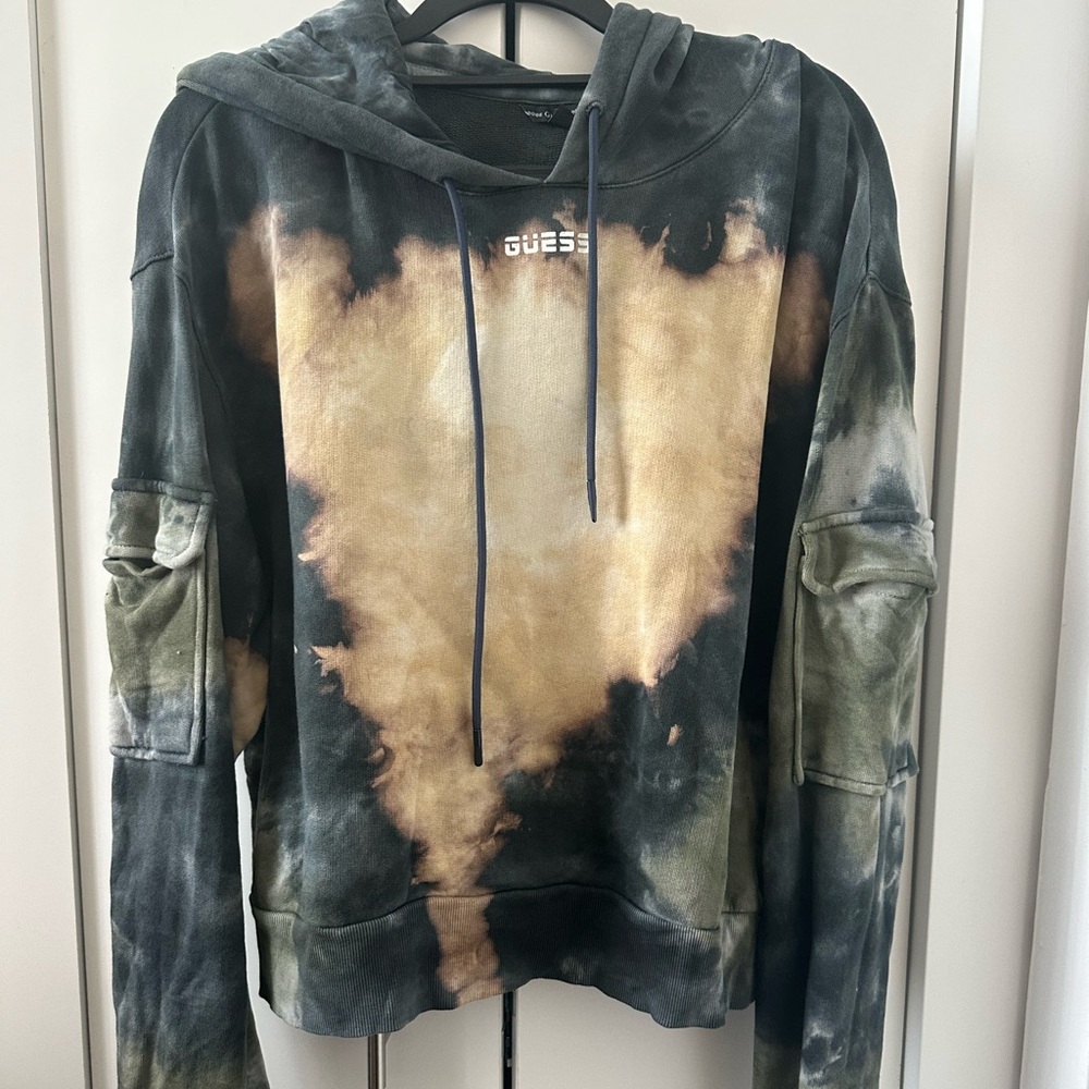 GUESS Tie Dye Hoodie - Size Large